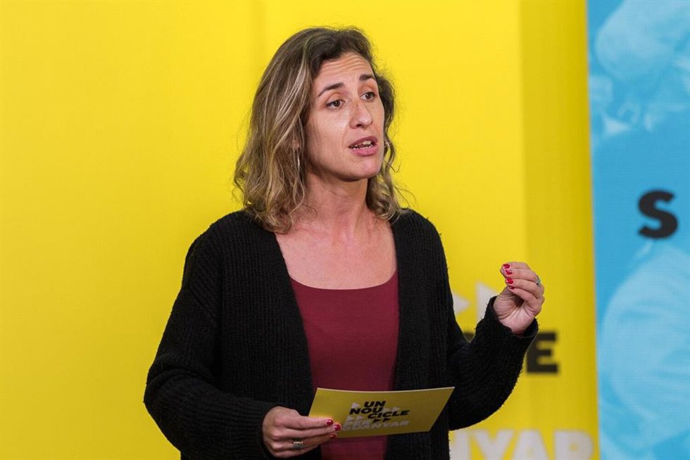 Archivo - La candidata de la CUP, Laia Estrada