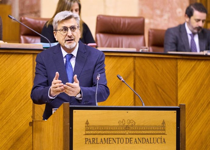 El parlamentario del PSOE-A Josele Aguilar, en una foto de archivo.