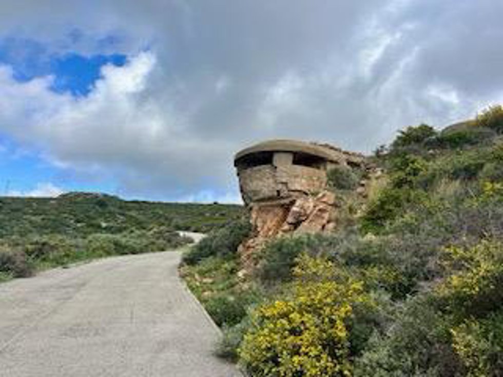 Búnker de la Guerra Civil en Sierra Carbonera, en San Roque.