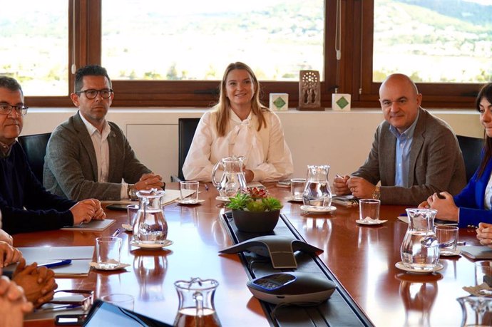 La presidenta del Govern, Marga Prohens, en la junta rectora del Consorcio Ibiza Patrimonio de la Humanidad