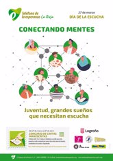 Foto: El Teléfono de la Esperanza de La Rioja organiza el concurso de cartas manuscritas 'Conectando Mentes'