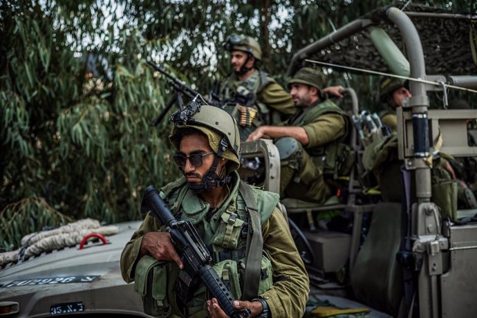 Archivo - Soldados israelíes.