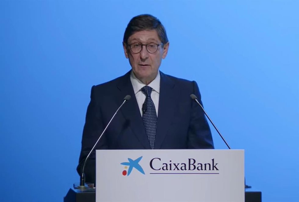 El presidente de CaixaBank, José Ignacio Goirigolzarri.