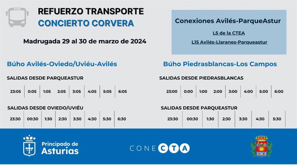 Refuerzo autobuses.