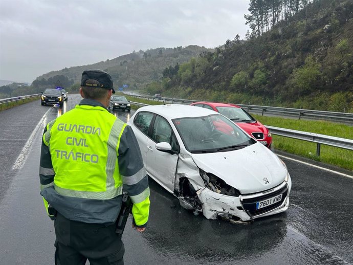Accidente en Toén (Ourense)