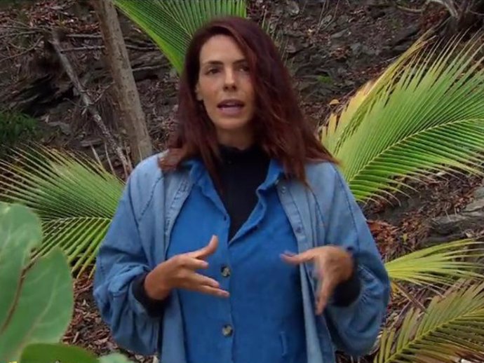 Laura Matamoros durante la emisión de 'Supervivientes'