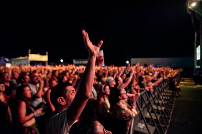Archivo - Público en un concierto.