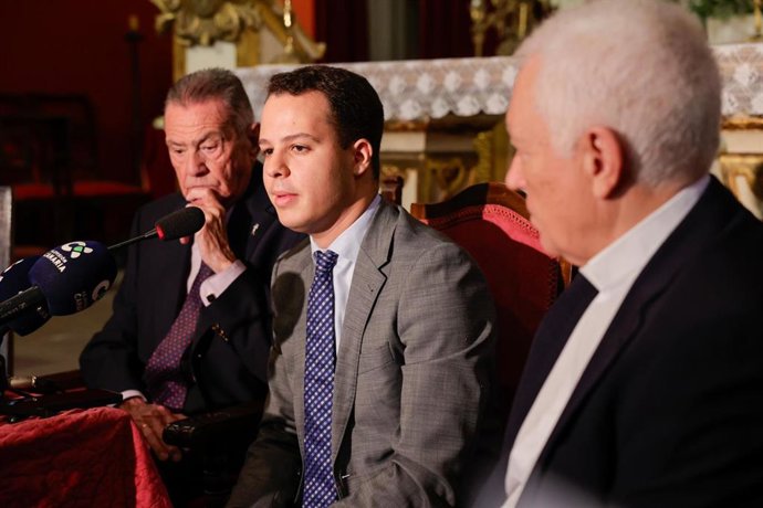 El concejal de Cultura de Las Palmas de Gran Canaria, Adrián Santana, durante la presentación de la programación de Semana Santa