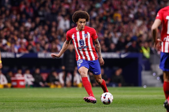 Axel Witsel of Atletico de Madrid in action during the Spanish League, LaLiga EA Sports, football match played between Atletico de Madrid and FC Barcelona at Civitas Metropolitano stadium on March 17, 2024, in Madrid, Spain.