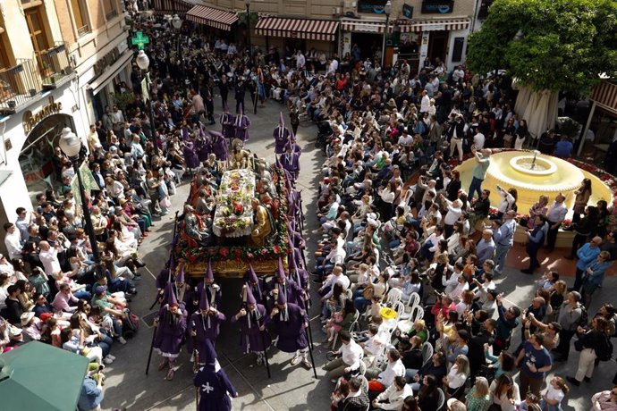 Procesión de Los Salzillos, Viernes Santo por la mañana, en Murcia