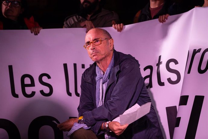 Archivo - El cantante y activista independentista Lluís Llach