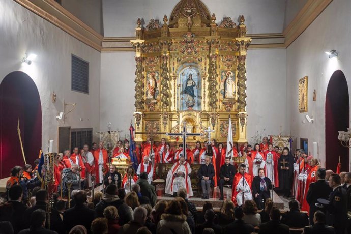 Acto de Viernes Santo en el Monasterio de Santa Úrsula de Alcalá de Henares