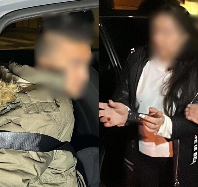 Dos de las personas detenidas por el robo con extrema violencia realizado contra dos personas mayores de Entrena