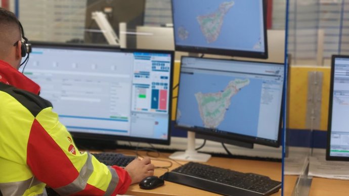Sala operativa del Centro Coordinador de Emergencias y Seguridad (Cecoes) 1-1-2