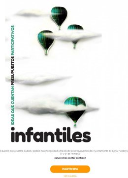 Se abre el plazo para la presentación de ideas para los Presupuestos Infantiles de Soria.