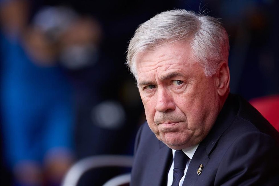 Carlo Ancelotti con el Real Madrid