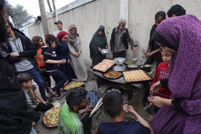 Palestinos celebran el Ramadán en Gaza 