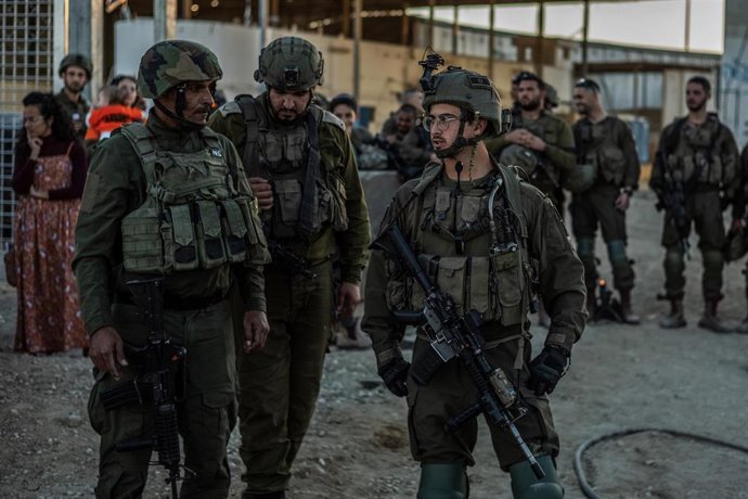 Imagen de archivo de militares israelíes 