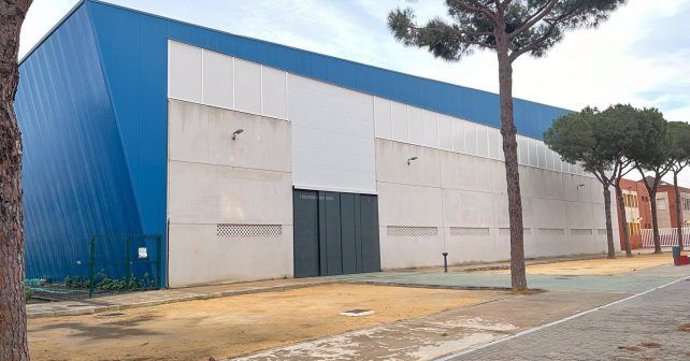 Pista polideportiva del colegio El Puntal del Aljaraque (Huelva).