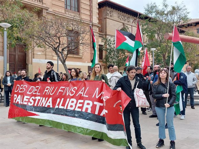 Más de medio centenar de personas reivindican en Palma el Día de la Tierra Palestina