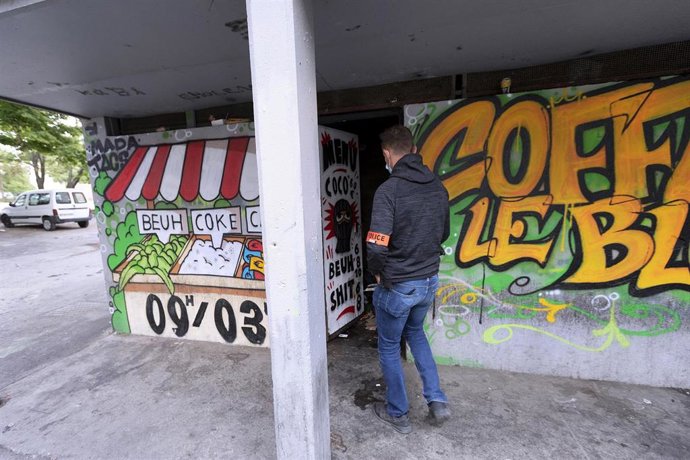 Archivo - Radada antidroga en Montpellier, Francia.