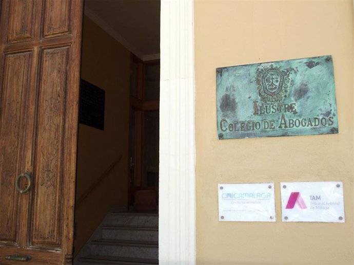 Archivo - Sede del Colegio de Abogados de Málaga.