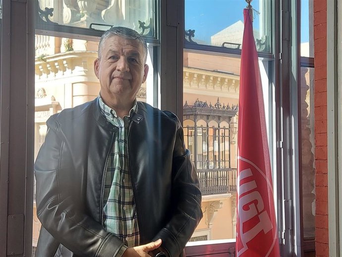 El secretario general de UGT en Huelva, Francisco Gutiérrez.
