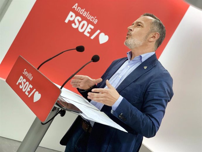 Rafael Recio en rueda de prensa en imagen de archivo. 