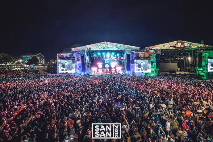 El concierto de Vetusta Morla en el SanSan Festival de 2024.