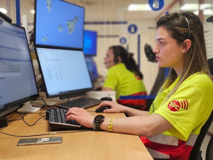 Sala operativa del Centro Coordinador de Emergencias y Seguridad (Cecoes) 1-1-2