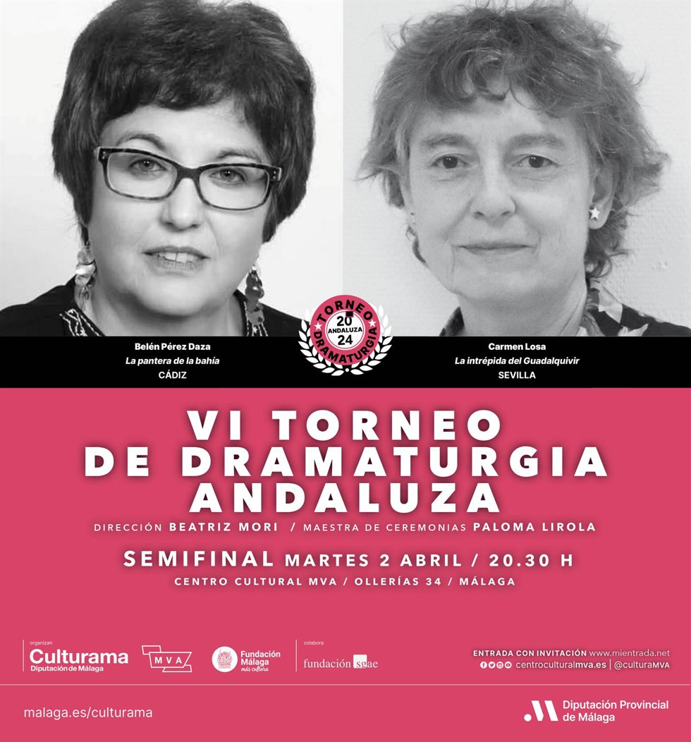 La Diputación de Málaga programa diversas actividades para esta semana, entre ellas el VI Torneo de Dramaturgia Andaluza.