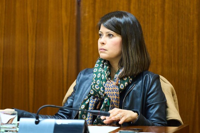 Ángeles Martínez en el Ayuntamiento de Almería.