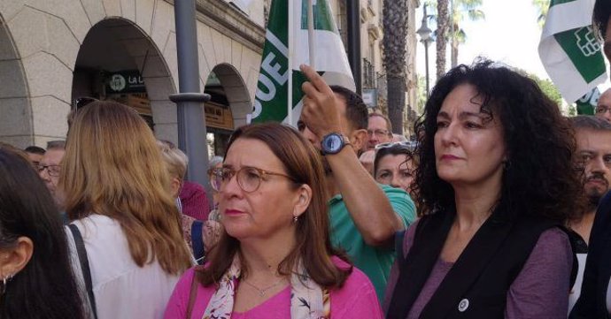 Imagen de la secretaria de Sanidad del PSOE de Huelva y diputada provincial, Lourdes Martín.