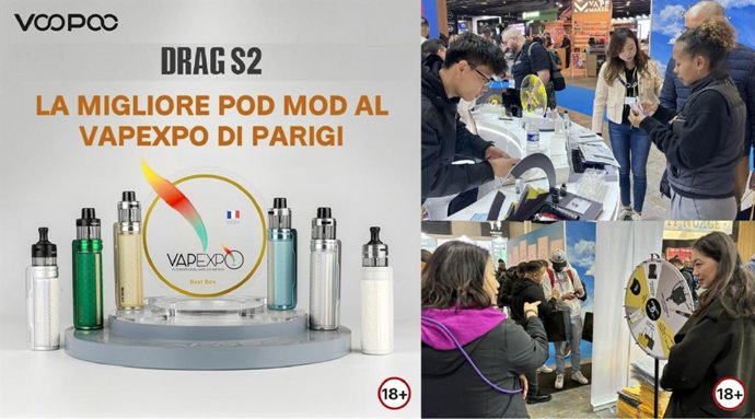 VOOPOO Wins Best Box At VAPEXPO France For DRAG S2