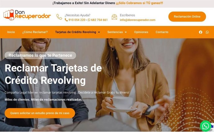 Web Don Recuperador.