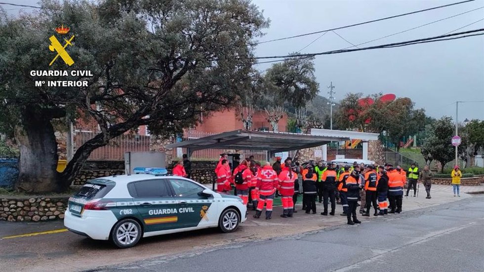 Dispositovo de búsqueda del varón desaparecido en Logrosán (Cáceres)
