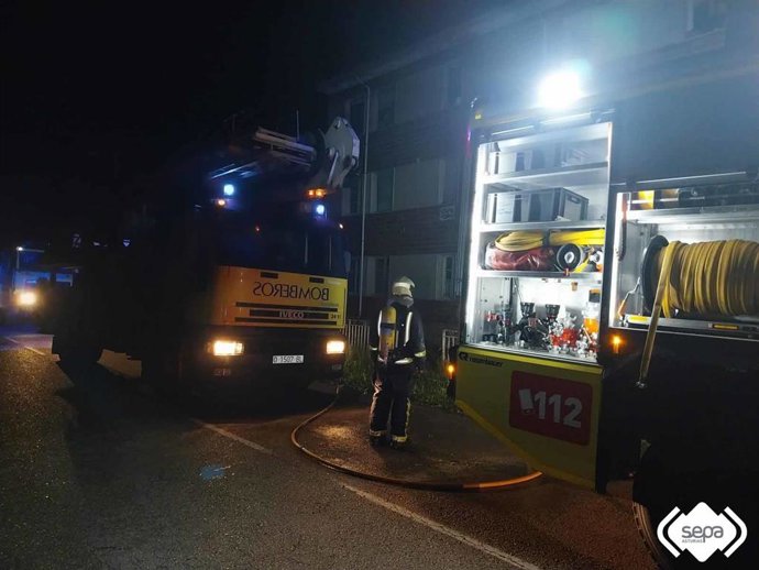 Incendio en Laviana.