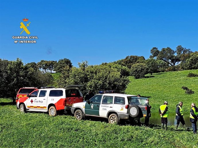 Zona en la que ha aparecido el cuerpo sin vida de un hombre en Logrosán.