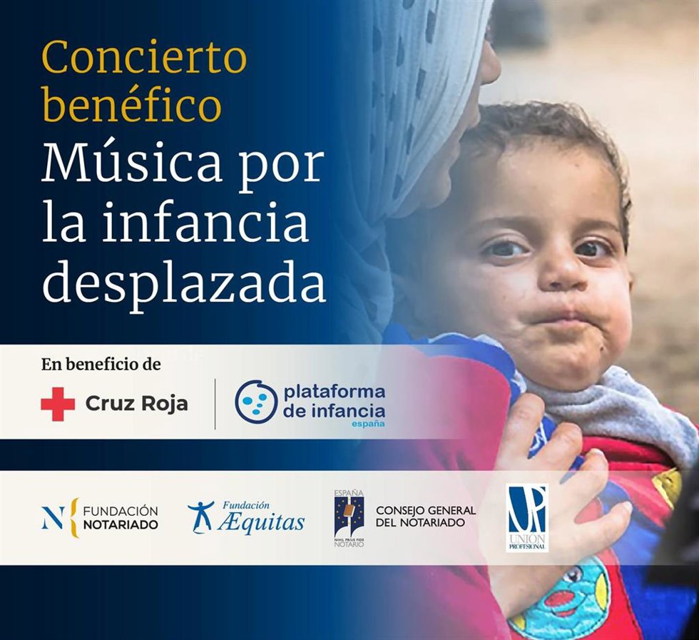 Concierto benéfico 'Música por la infancia desplazada'