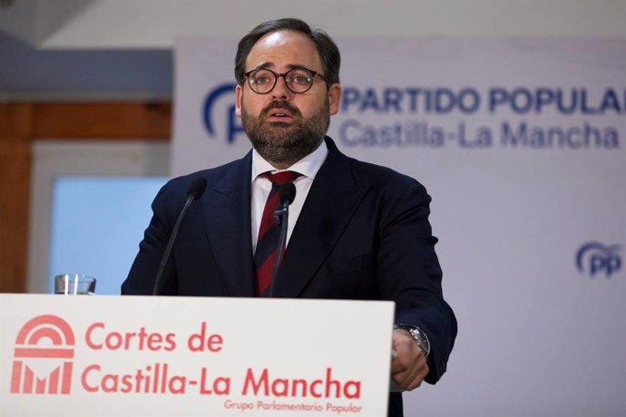 El presidente del PP en Castilla-La Mancha, Paco Núñez,.