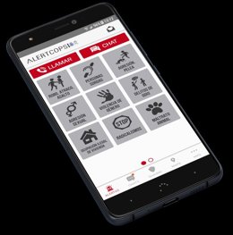 Con la app AlertCops se pueden enviar videos y fotos