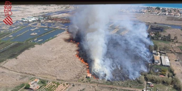Incendio en Sagunt