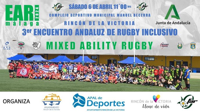 Imagen anunciadora del III Encuentro Andaluz de Rugby Inclusivo.