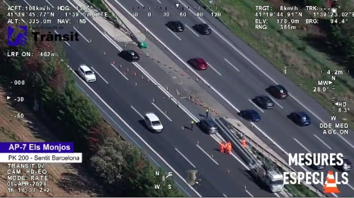 380.000 Coches Vuelven Al Área De Barcelona Hasta Las 16 Del Lunes, Un 64,4% De Los Previstos