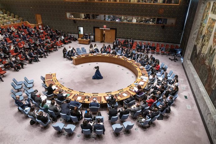 Imagen de una sesión del Consejo de Seguridad de la ONU