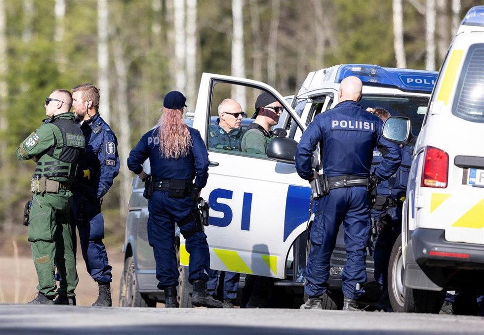 Archivo - Agentes de las fuerzas de seguridad de Finlandia (imagen de archivo).