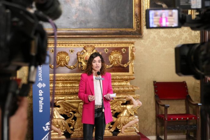 La portavoz del PSOE en el Ayuntamiento de Palma, Rosario Sánchez.