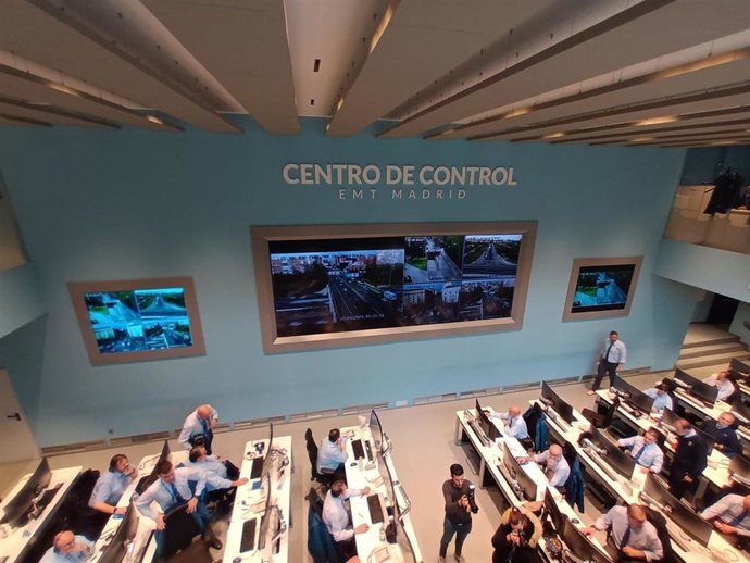 Centro de control de la EMT de Madrid