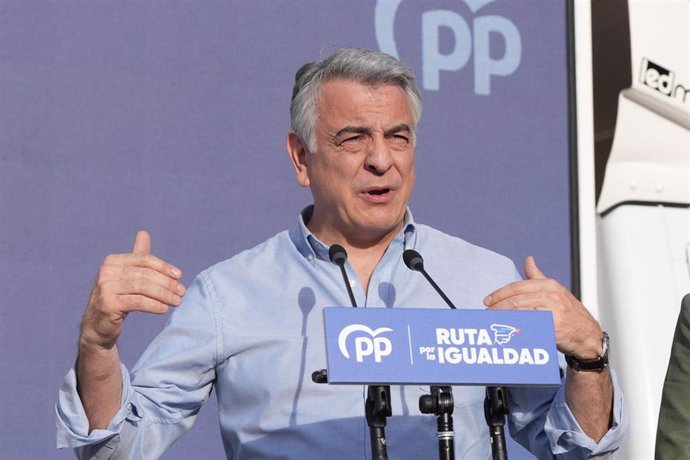 El presidente del Partido Popular del País Vasco, y candidato a Lehendakari, Javier de Andrés