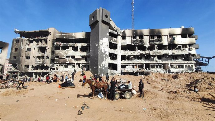 Daños en el hospital Al Shifa tras la ofensiva del Ejército israelí